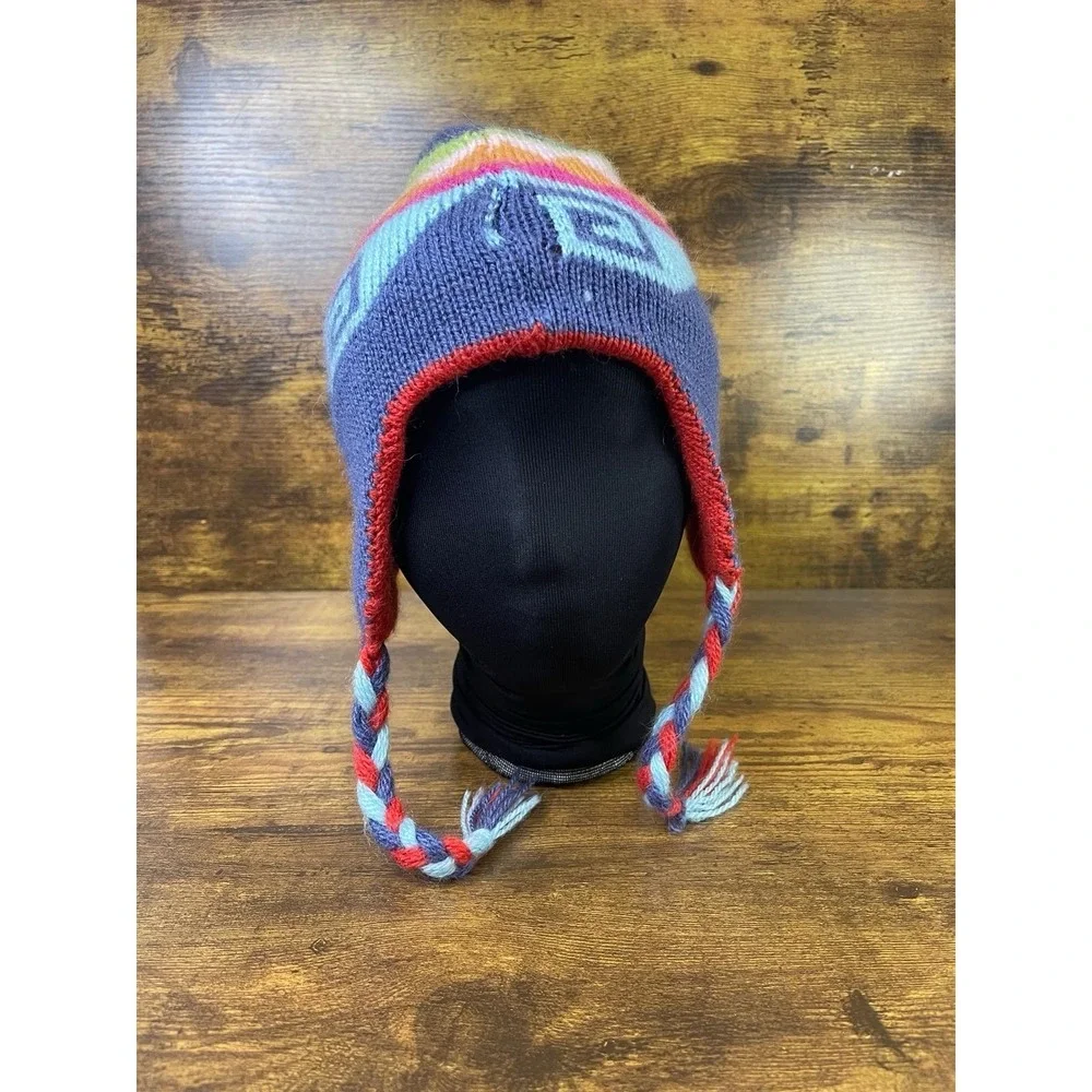 Vintage Hat Beanie Reversible Women's Multi‎ Color